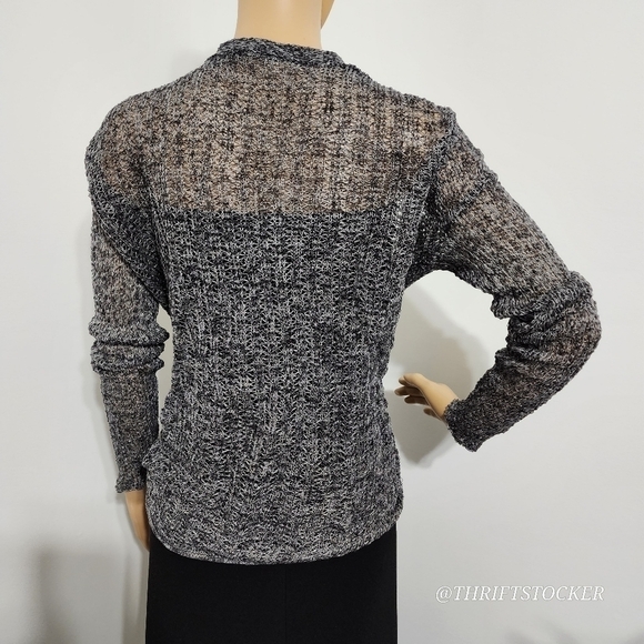Eileen Fisher tie front cardigan - Picture 3 of 6